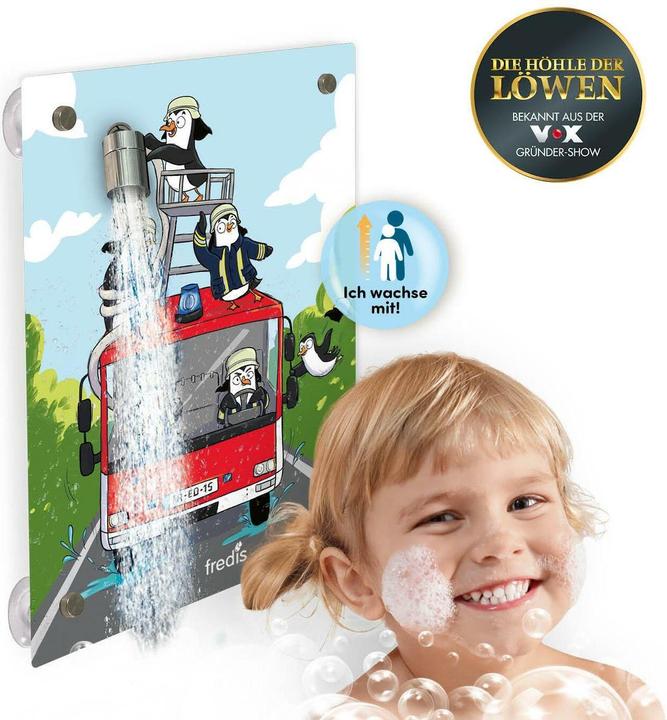 Actual product image Fredis children's shower fire brigade 40 x 30 cm, connection dimensions: Without, design
