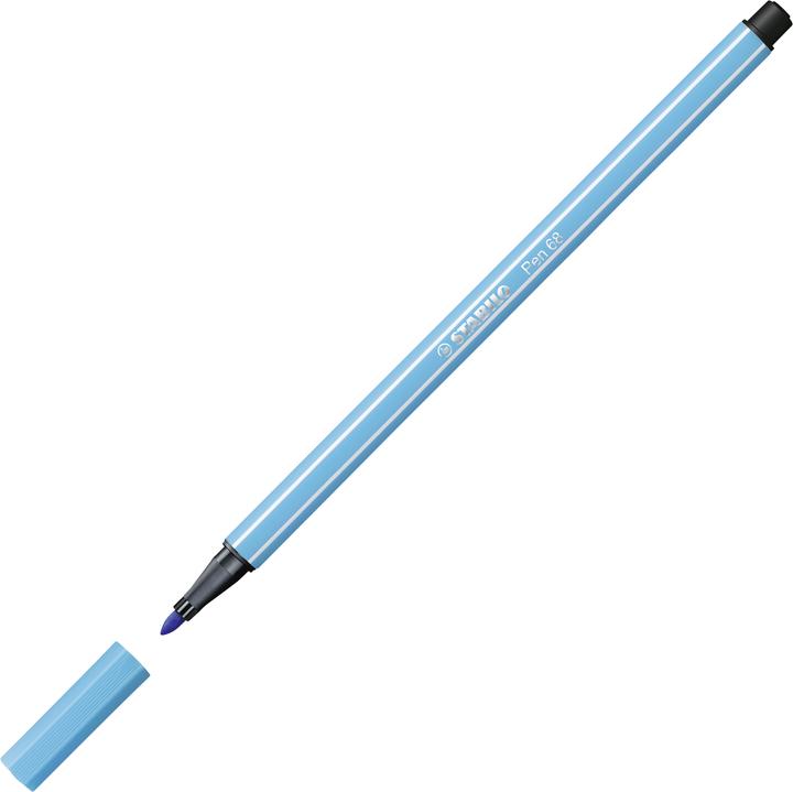 Actual product image STABILO Pen 68 Premium felt-tip pen (Azure blue, 1 x)