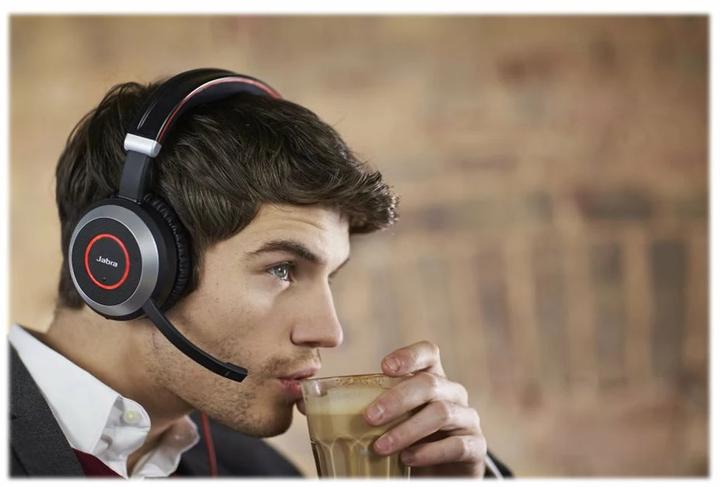 Actual product image Jabra Evolve 80 (Cable, USB-A)