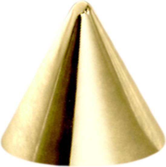Image du produit Star Piercing Cône plaqué or (Acier chirurgical 316L)