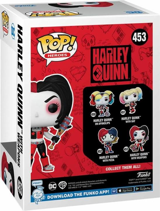 Produktbild Funko DC Comics: Harley Quinn Takeover POP! Heroes Vinyl Figur Harley with Weapons 9 cm