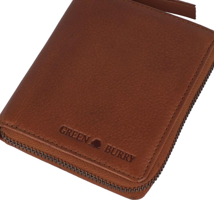 Produktbild Greenburry Colombiana Geldbörse RFID Schutz Leder 10.5 cm