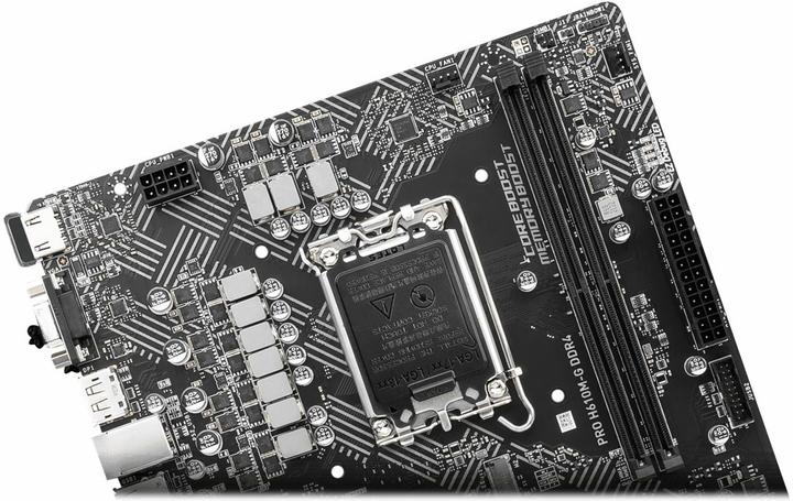 Actual product image MSI PRO H610M-G DDR4 (LGA 1700, Intel H610, mATX)