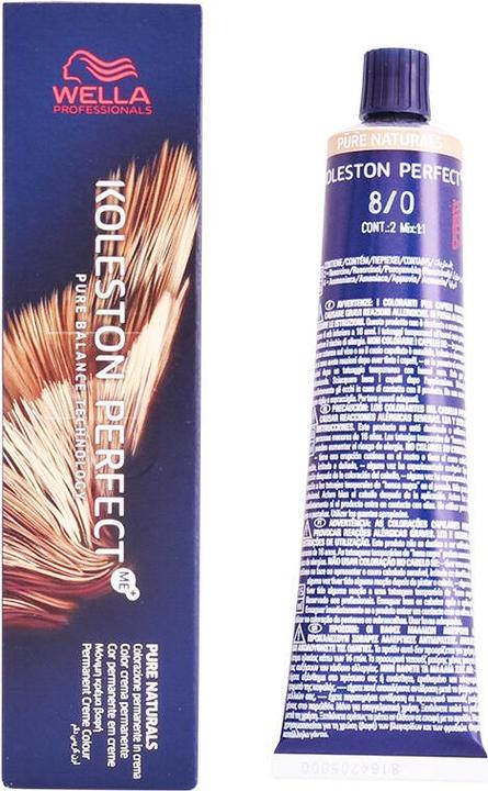 Actual product image Wella KOLESTON PERFECT ME+ PURE NATURALS 8/0 60 ml (0, 8)