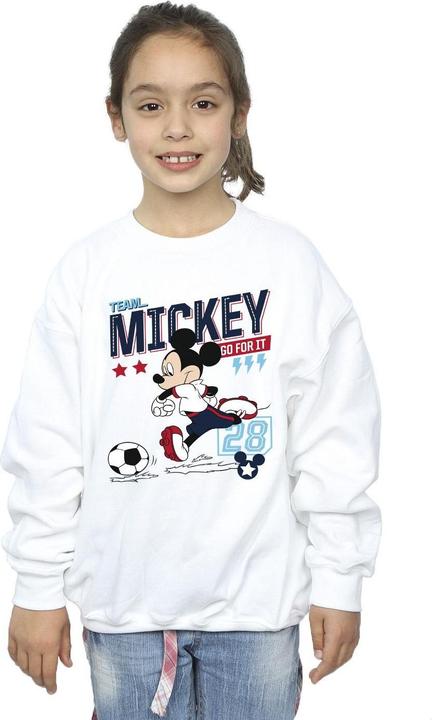 Immagine prodotto Disney Mickey Mouse Team Mickey Football Felpa Ragazze (152, 158)
