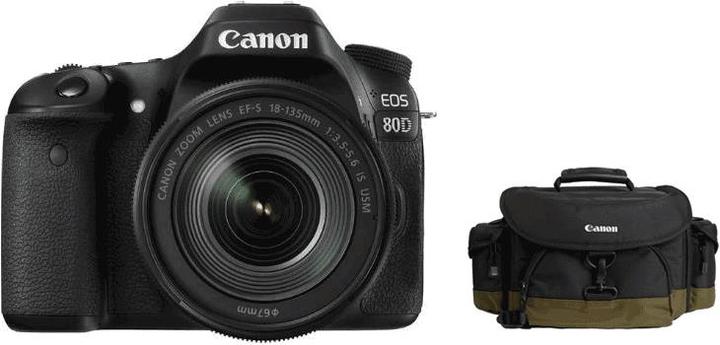 Produktbild Canon EOS 80D 18-135mm CashBack-Bundle inkl. Tasche