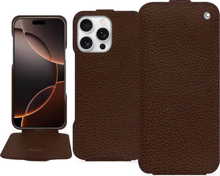 Actual product image Noreve Vertical leather shell (Apple iPhone 16 Pro)