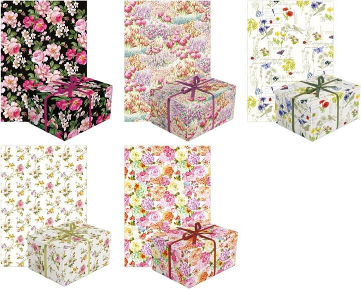 Actual product image Sellmer Wrapping paper in box Neutral 8 (5 subjects à 50x) 70x200 cm (Wrapping paper, 50 x)