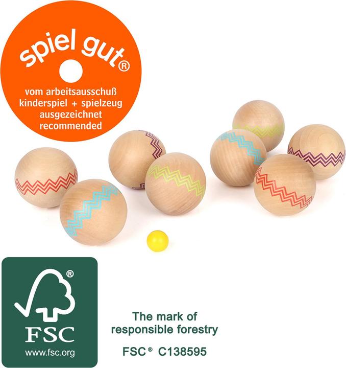 Produktbild small foot Boule „Active“ (8 x, 65 mm)