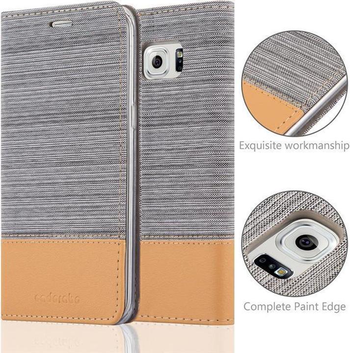Productafbeelding Cadorabo Boek Jeans Optiek Cover (Samsung Galaxy S6 Edge+)