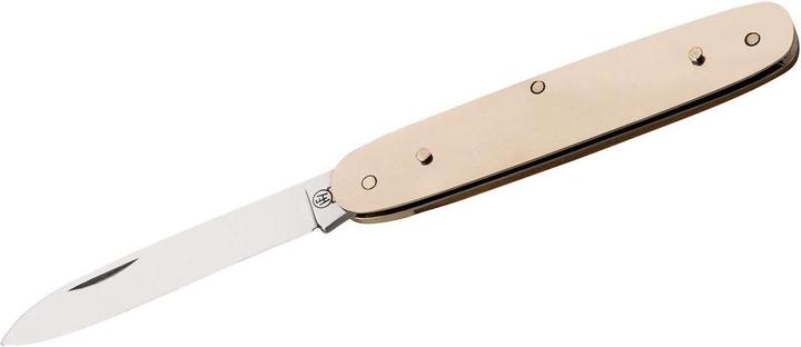 Actual product image Hartkopf-Solingen Hartkopf pocket knife Picnic, 3-piece, 1.4034 steel, olive wood, nickel silver bolsters, engraving
