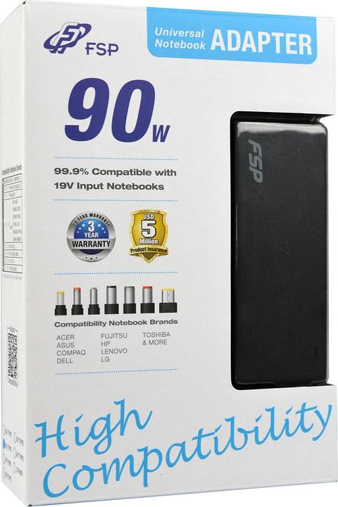 Actual product image Fortron NB PRO 90 - Chargeur Universelle 90W (90 W)
