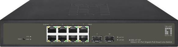 Immagine prodotto LevelOne GES-2110P switch di rete Gestito L2 Gigabit Ethernet (10/100/1000) Supporto Power over Ethe