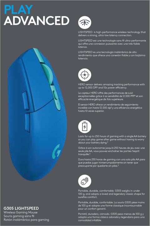 Produktbild Logitech G G305 (Kabellos)