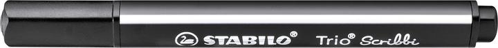 Produktbild STABILO Trio Scribbi Gefederter Dreikant-Filzstift (Schwarz, 1 x)