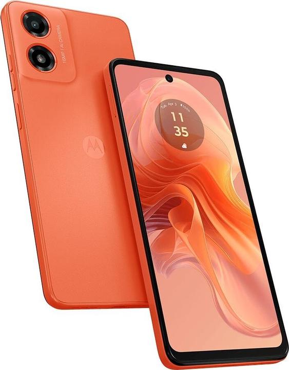 Immagine prodotto Motorola Moto G04 (128 GB, Alba Arancione, 6.56", Doppia SIM, 16 Mpx, 4G)