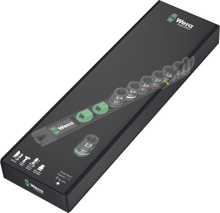Actual product image Wera Socket Rail C Impaktor 1