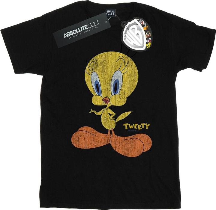 Looney Tunes Tweety Pie Distressed TShirt (XXL)