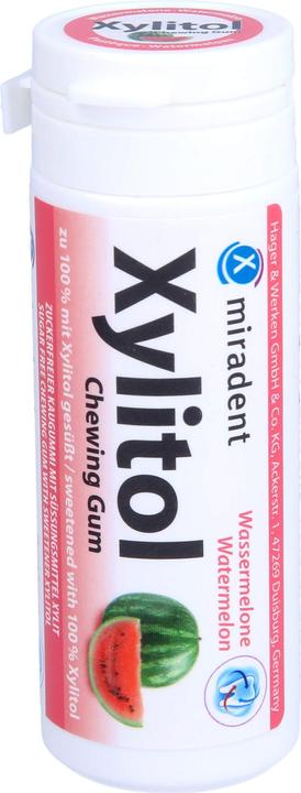 Immagine prodotto Miradent Gomma da masticare allo xilitolo anguria (30 pezzi) (30 pz., 47 g)