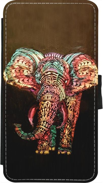 Actual product image PhoneLook Coque Wallet noir Elephant 02 (Apple iPhone X, Apple iPhone XS)
