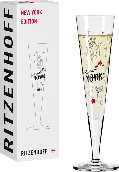 Produktbild Ritzenhoff Champagnerglas New York (T. Kuhlmann) H24 (20.50 cl, 1 Gläser, Sektgläser)