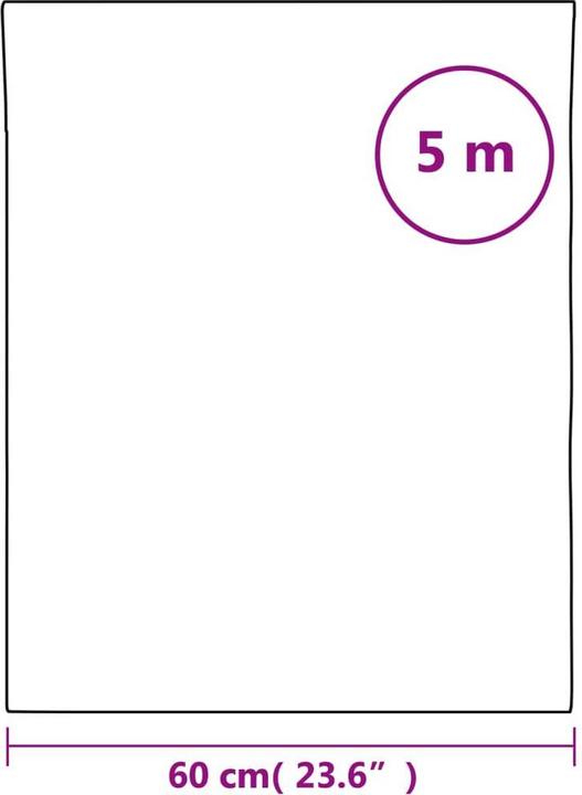 Image du produit VidaXL Film de fenêtre Mat 3D Motif arc-en-ciel PVC (60 x 500 cm)