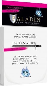 Produktbild Paladin Premium Clear Sleeves - Medium Cards (55) - (50x75 mm, Lohengrin)
