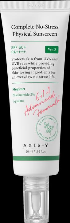 Produktbild Axis-Y 6+1+1 - Complete No- Stress Physical Sunscreen V. 3 (Sonnencreme, SPF 50+, 50 ml)