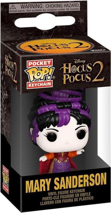 Actual product image Funko Hocus Pocus 2 présentoir porte-clés Pocket POP! Vinyl Mary (Smoke) 4 cm (12)