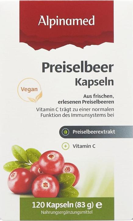 Produktbild Alpinamed Preiselbeer Kapseln (1 Stück, Kapseln, 120 g)