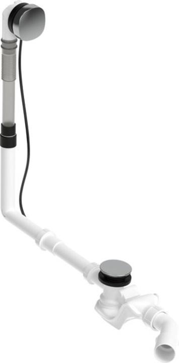 Duravit Ab-/Überlaufgarnitur QUADROVAL chrom (Überlaufgarnitur, 1/2")