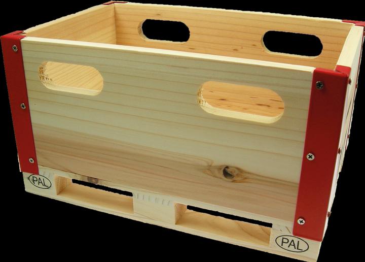 Actual product image Mayer - the gift factory Euro Pallet Frame" gift box, small (length 25cm) (25 x 16.5 x 13.5 cm)