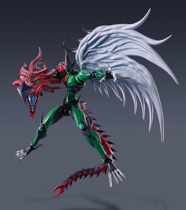 Actual product image Bandai Yu-Gi-Oh! S.H. MonsterArts action figure Elemental Hero Flame Wingman 19 cm
