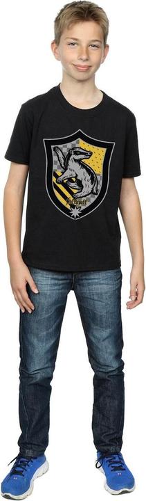 Produktbild Hufflepuff Crest Flat TShirt Jungen (140, 146)
