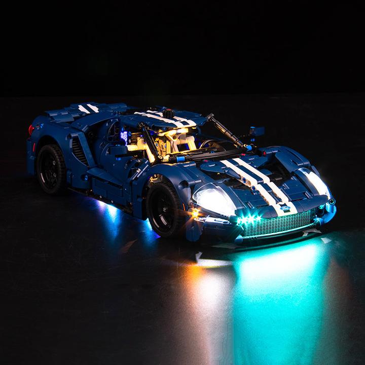 Produktbild BrickBling LED Licht Set für LEGO Ford GT 2022 (42154) inkl. Fernbedienung