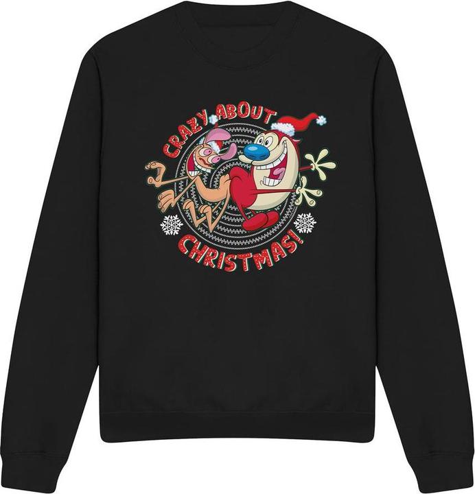 Ren & Stimpy Crazy About Christmas Sweatshirt