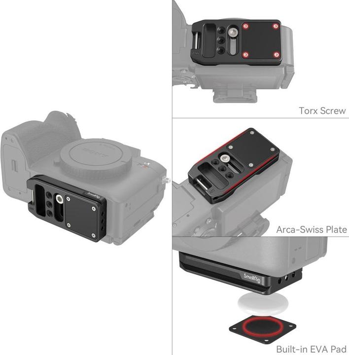 Image du produit SmallRig MD4150 Quick Release Mount Plate for AirTag (Adaptateur pour pied)