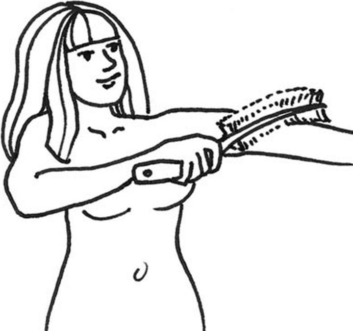 Actual product image Sellmer Massage brush (Lavatory)