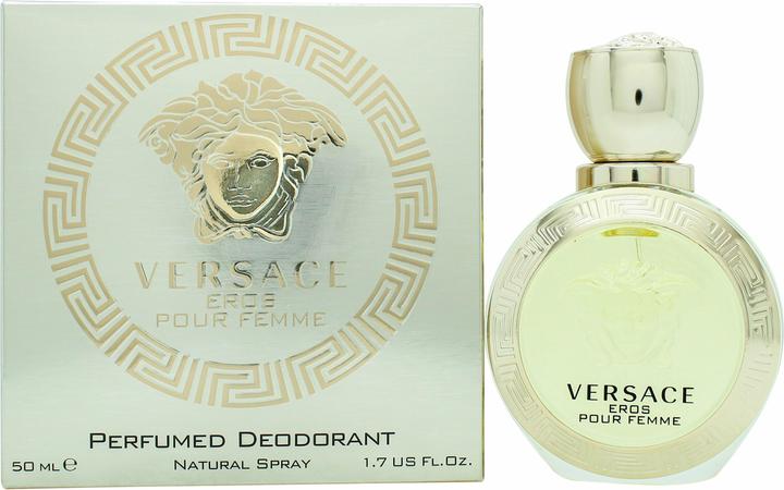 Actual product image Versace Eros by Deodorant Spray 50 ml (Spray, 50 ml)