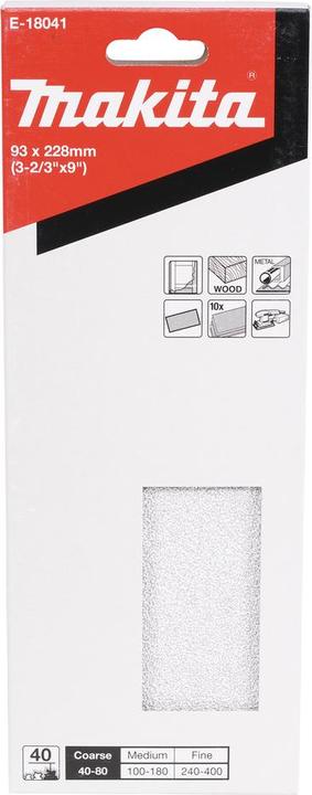 Produktbild Makita Schleifpapier 228x93 mm (40)