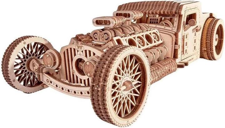 Image du produit Wood Trick Hot Rod - Kit de construction en bois 3D