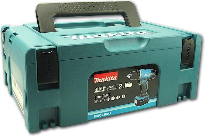 Actual product image Makita BDF 459 ZJ 18 V Li-ion cordless drill driver in MAKPAC 2, without battery, without charger (Rechargeable battery operated)