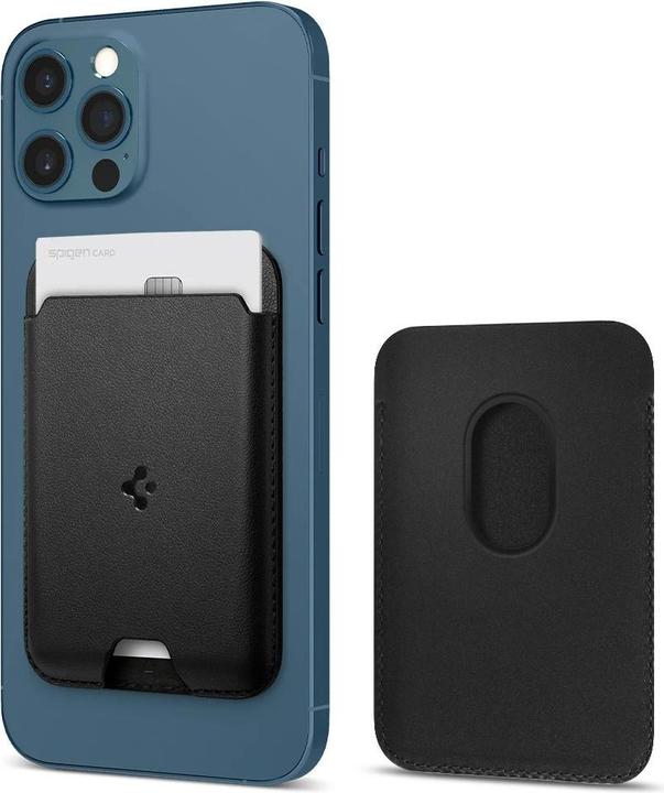 Immagine prodotto Spigen Valentinus MagSafe porta carte magnetiche universale nero (Apple iPhone SE (seconda generazione), Apple iPhone SE (terza generazione), Apple iPhone 12, Apple iPhone 13, Apple iPhone 14, Apple iPhone 15, Apple iPhone 16, Apple iPhone 12 Pro, Apple iPhone 14 Pro, Apple iPhone 13 Pro, Apple iPhone 15 Pro, Apple iPhone 16 Pro)