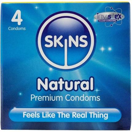 Produktbild Skins Natural Condoms classic condoms 4pcs. (4 Stk.)