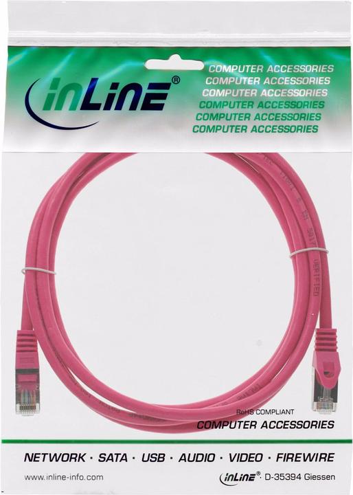 Produktbild InLine Patchkabel (S/FTP, CAT5e, 0.25 m)