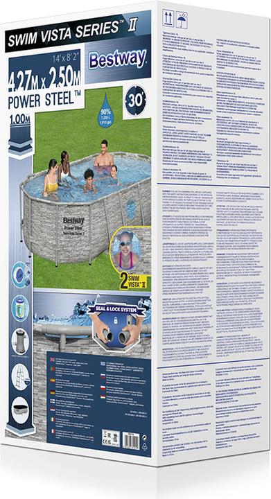 Actual product image Bestway Oval Frame Swim Vista (427 x 250 x 100 cm)