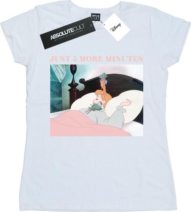 Actual product image Disney Womens/Ladies Princess Just Five More Minutes Cotton T-Shirt (S)