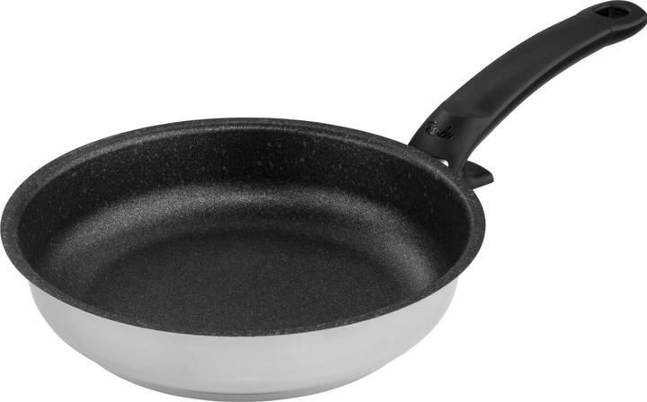 Fissler Frying pan adamant prem. 24cm (24 cm, Frying pan, Stainless steel)