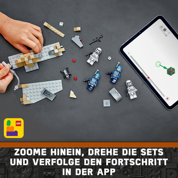 Actual product image LEGO Ambush on Mandalore Battle Pack (75373, LEGO Star Wars)