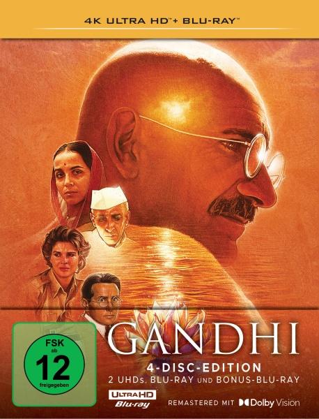 Actual product image Sony Gandhi (4k Blu-ray, 20250502, Italian, German, English, French, Swedish)